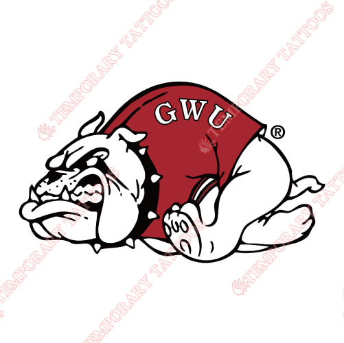 Gardner Webb Bulldogs Customize Temporary Tattoos Stickers NO.4436